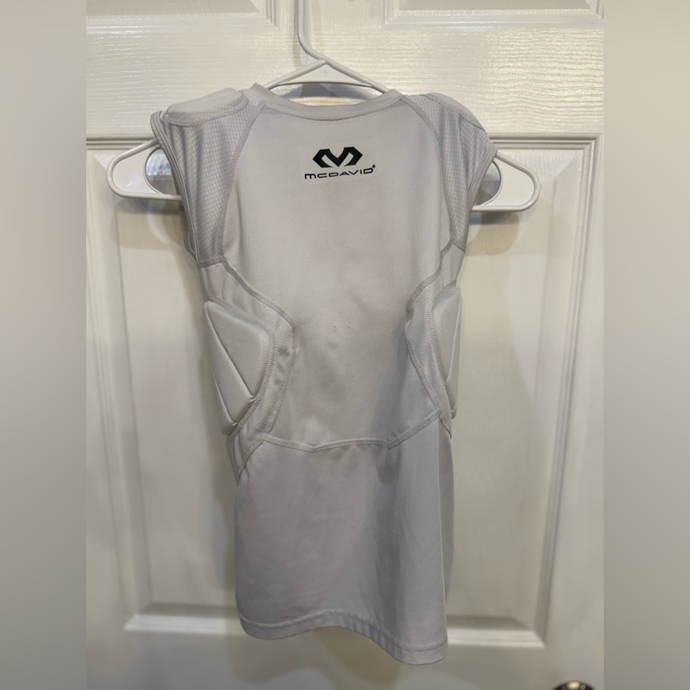 McDavid Youth Rival Integrated 5-Pad Football Shirt, Sz medium
